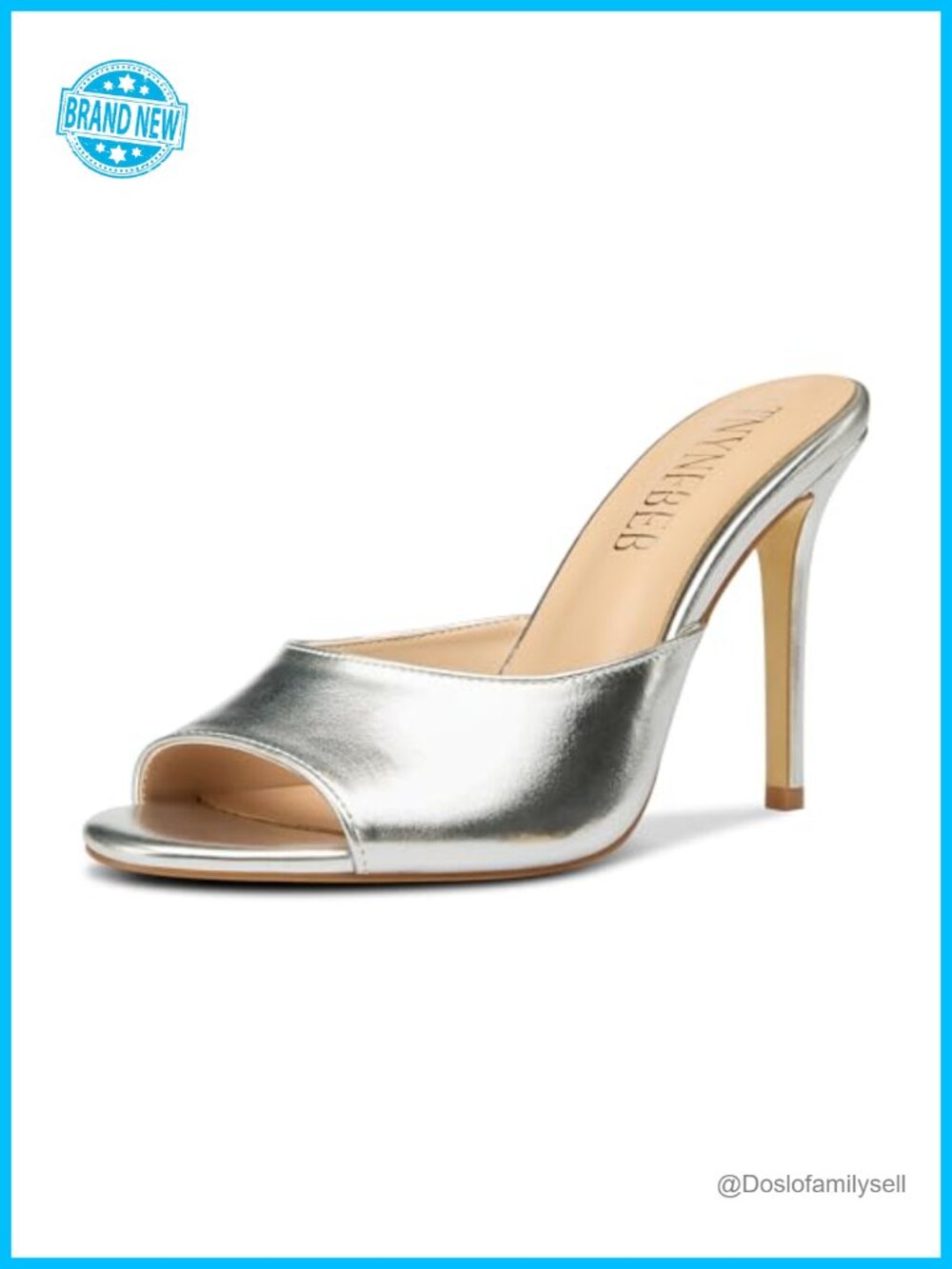 Women's Stiletto High Heel Peep Toe Slingback Sandals
